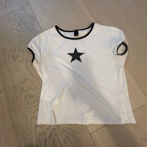 Star baby tee, size small, lightly worn, like new